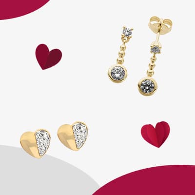 Ohrringe zum Valentinstag bei Quelle kaufen