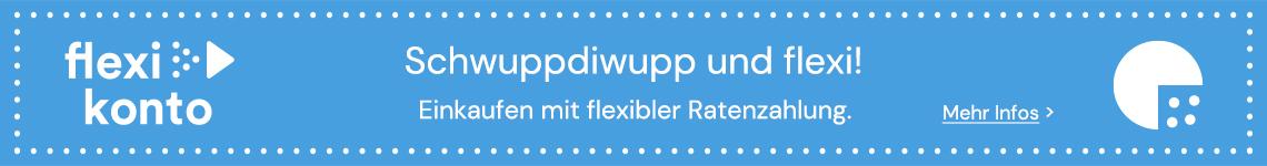 Schwuppdiwupp und flexi! Einkaufen mit flexibler Ratenzahlung