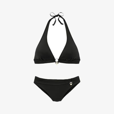 Schwarzer Triangel-Bikini